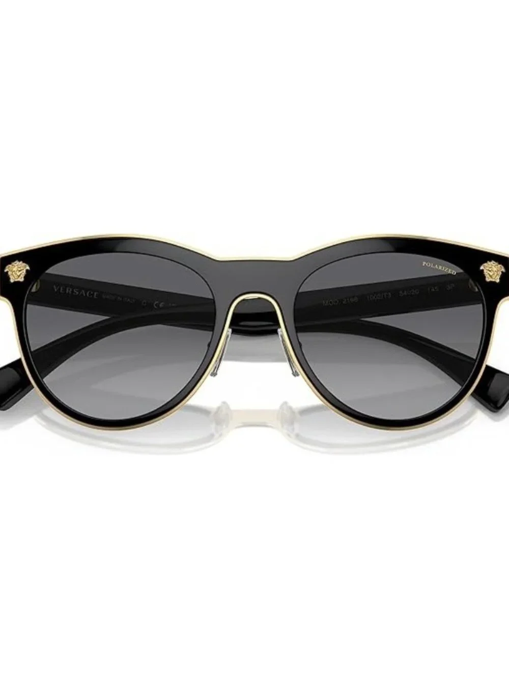 NIB 🕶 VERSACE Sunglasses Medusa Charm VE 2198 (1002T3) Polarized - 54-20-145